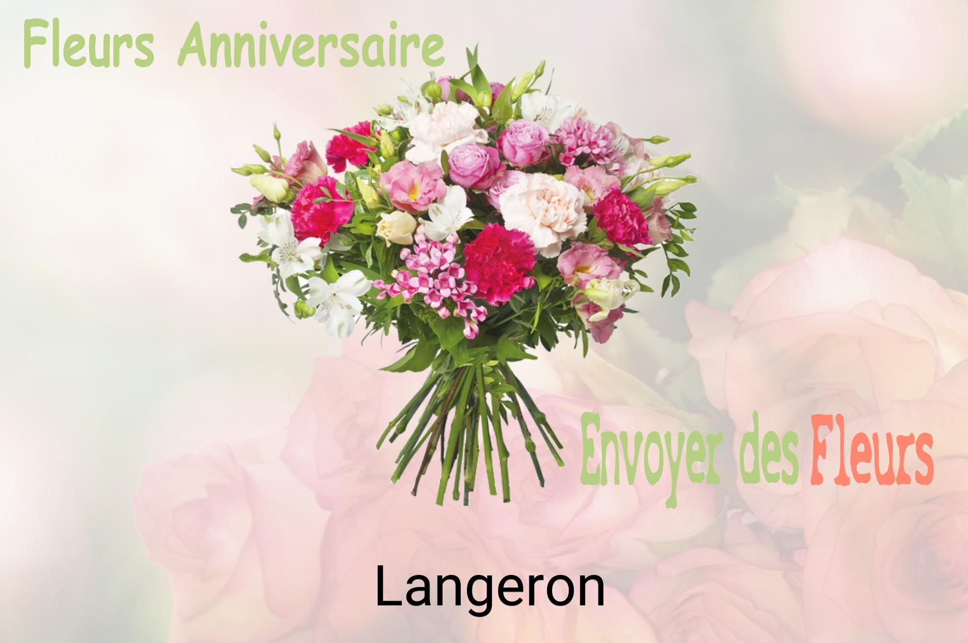 Bouquet de fleurs d’anniversaire livré à Langeron