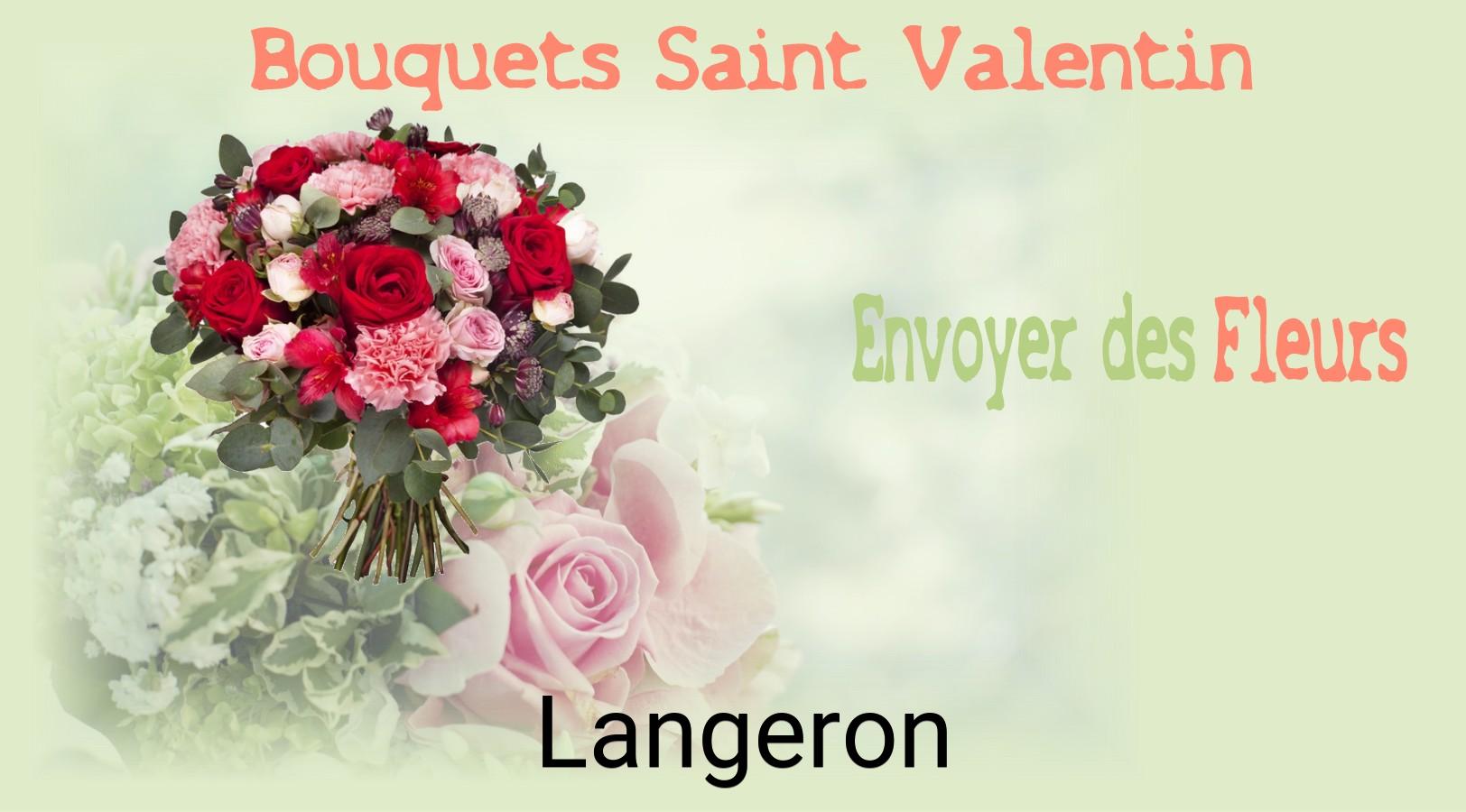 Roses de Saint-Valentin livrées à Langeron